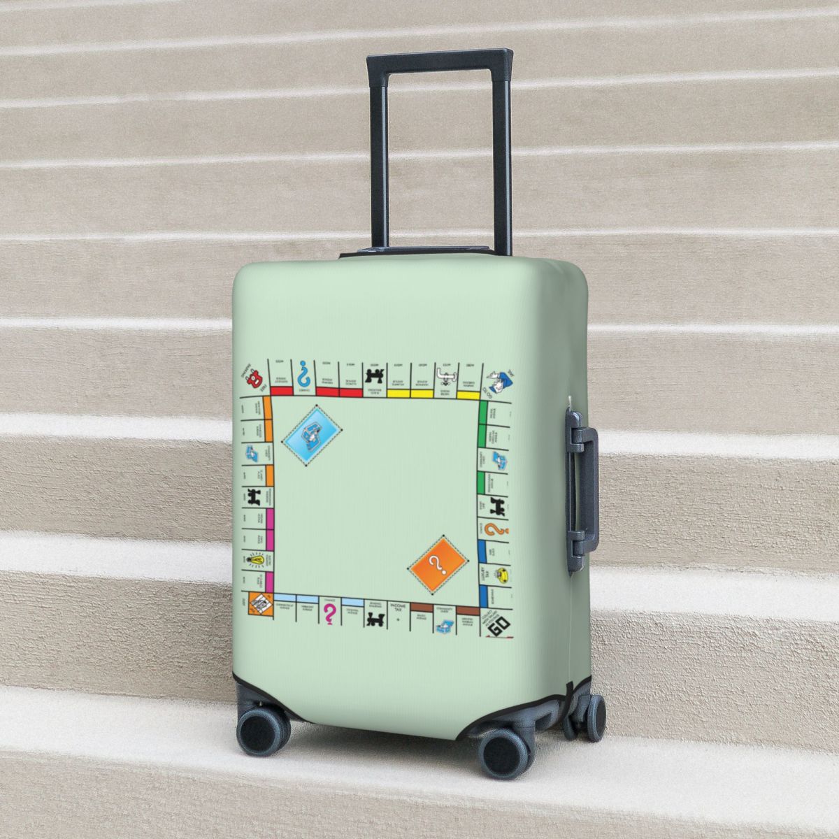 Board Game Monopoly - Board Game Board- Monopoly Suitcase Cover