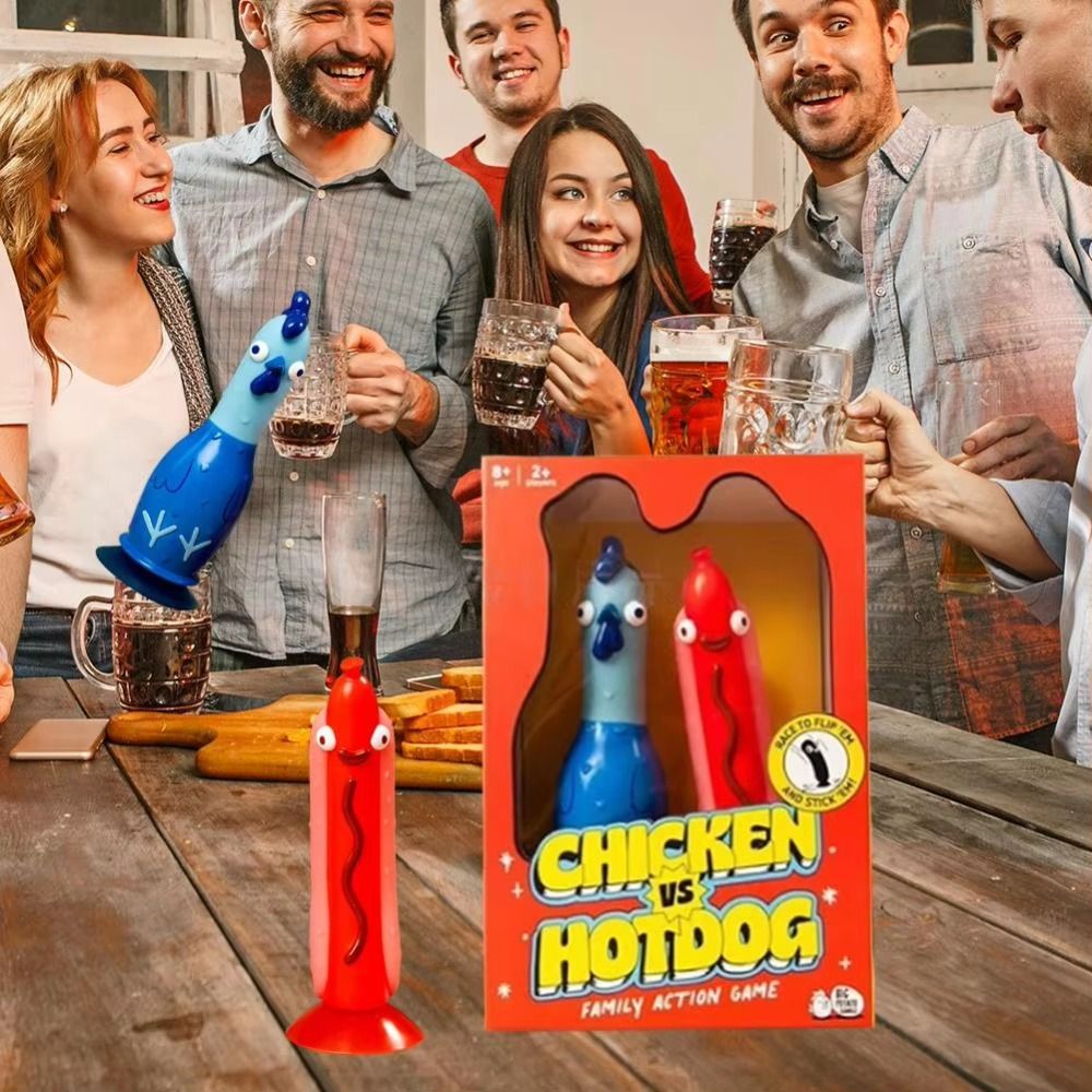 Board Game Zone - Fast Strategy Chicken Vs Hotdog Board
