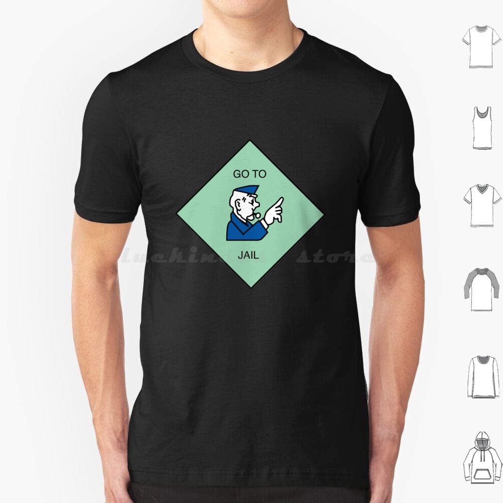 Board Game Diy - Go To Jail-T Shirt Cotton Men