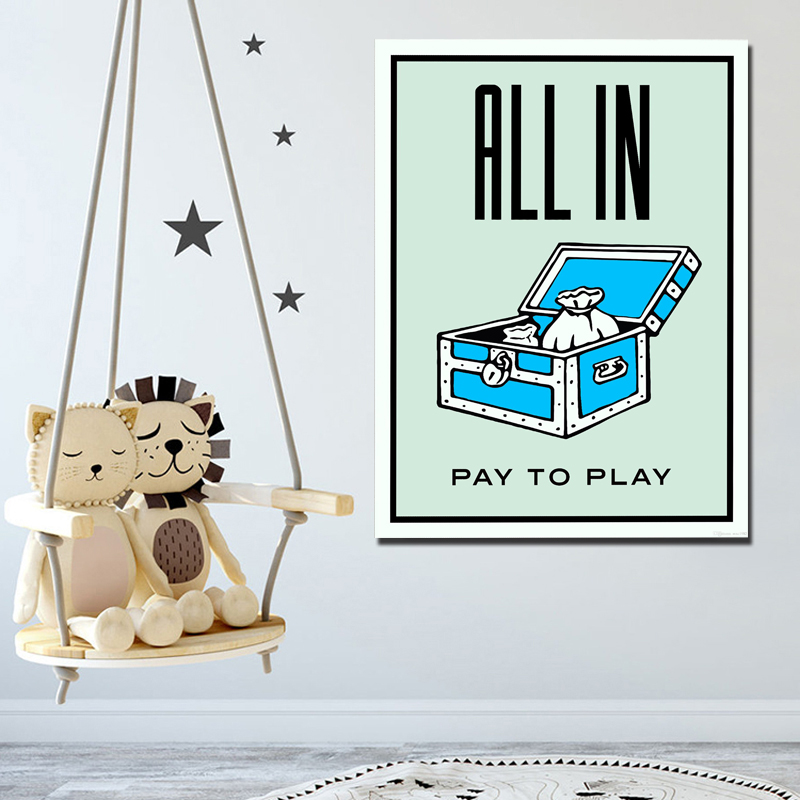Board Game Monopoly - Monopolyingly Companion Board Game Card Art