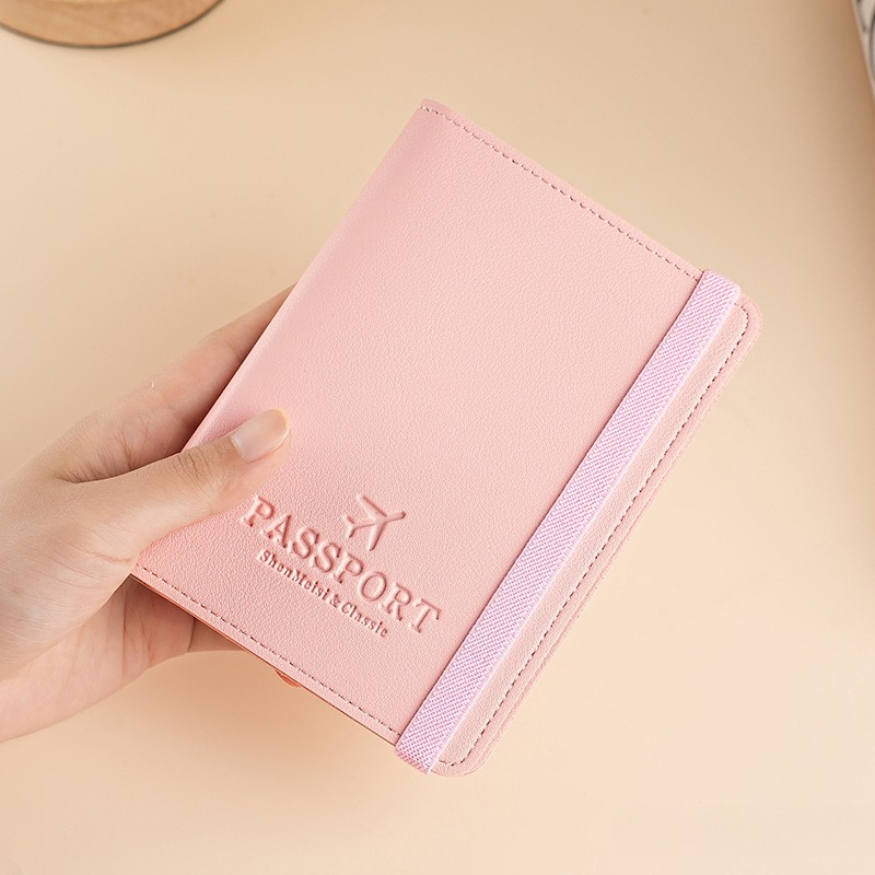 Card Sleeves Protector - PU Leather Passport Cover, Multi Functional