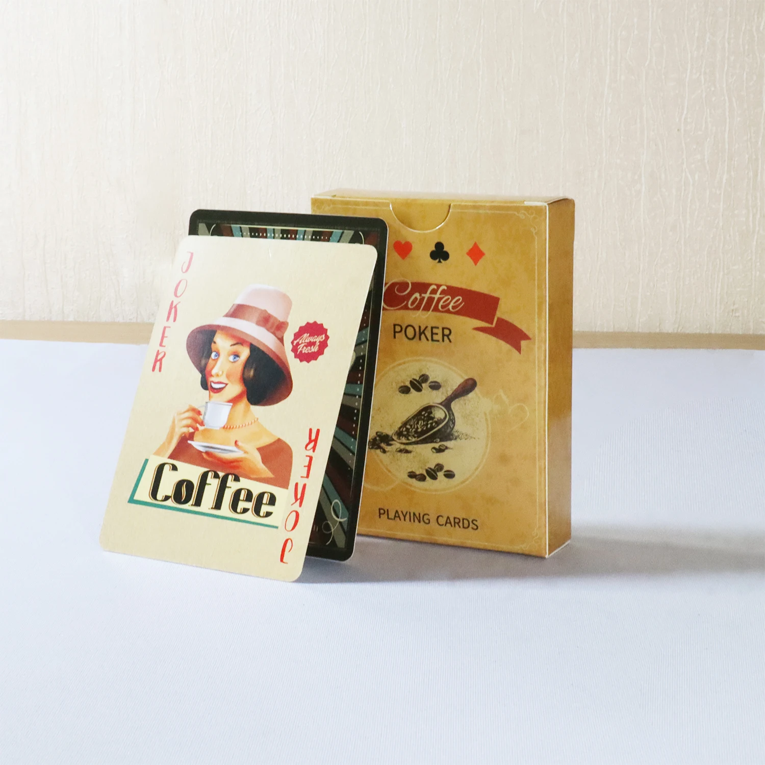 Board Game Recommendation - Coffee Paper Playing Cards Vintage Style