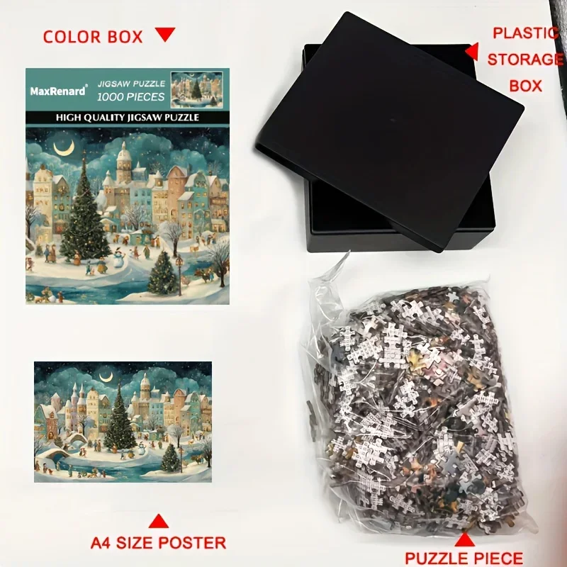 Christmas Jigsaw Puzzles for A - огляд і ціна Jigsaw Puzzle Adult