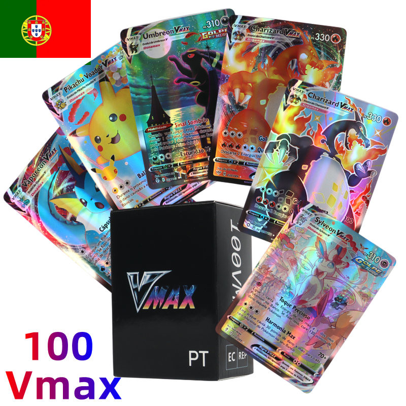 100Pcs Portuguese Pokemon Card - огляд і ціна Board Game Pokemon