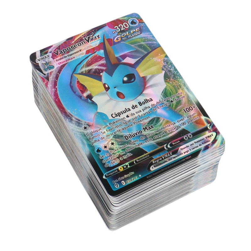 100Pcs Portuguese Pokemon Card - огляд і ціна Board Game Pokemon