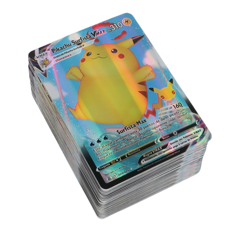 100Pcs Portuguese Pokemon Card - огляд і ціна Board Game Pokemon