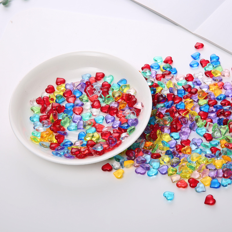100PCS 10*4mm Heart Shape Acry - огляд і ціна Board Game Illustration