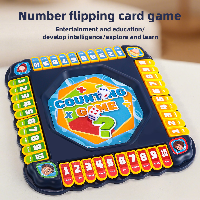 Blue Number Flip Tabletop Game - огляд і ціна Board Game Recommendation