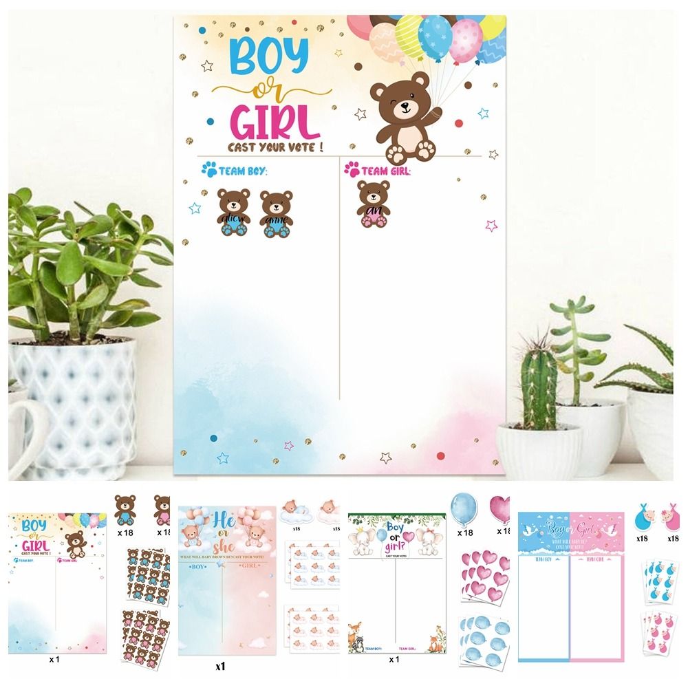 With Stickers Gender Revealed  - огляд і ціна Board Game Festival