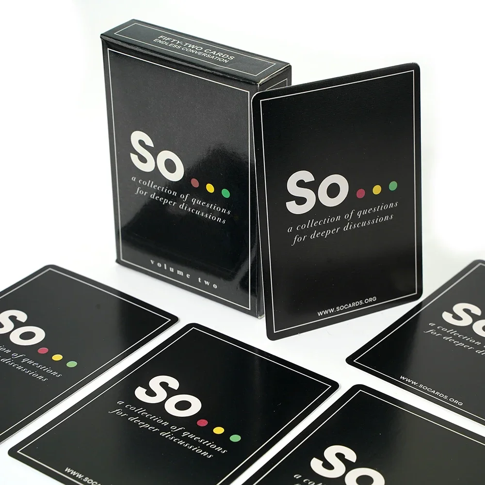 High Quality So Cards Conversa - огляд і ціна Board Game Question