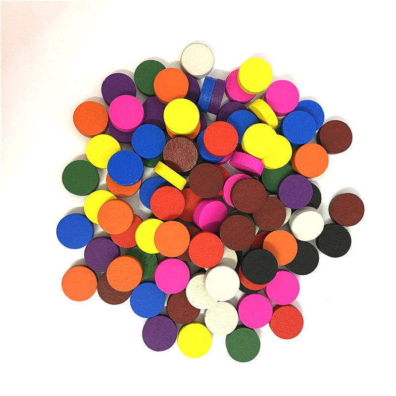 50pieces 15*5MM 11 Colors Wood - огляд і ціна Board Game Illustration
