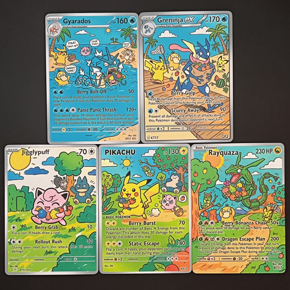 Pokemon Cards Gyarados Greninj - огляд і ціна Board Game Pokemon