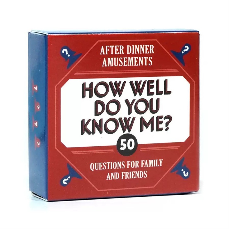 How Well Do You Know Me? 50 Qu - огляд і ціна Board Game Question