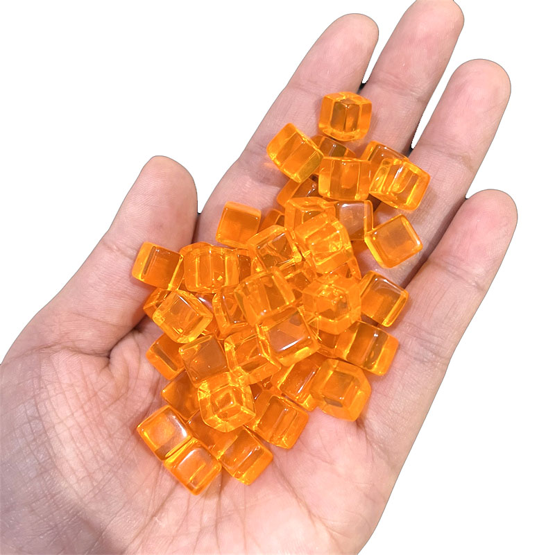 100pcs/set 8mm Clear Cube Dice - огляд і ціна Board Game Illustration