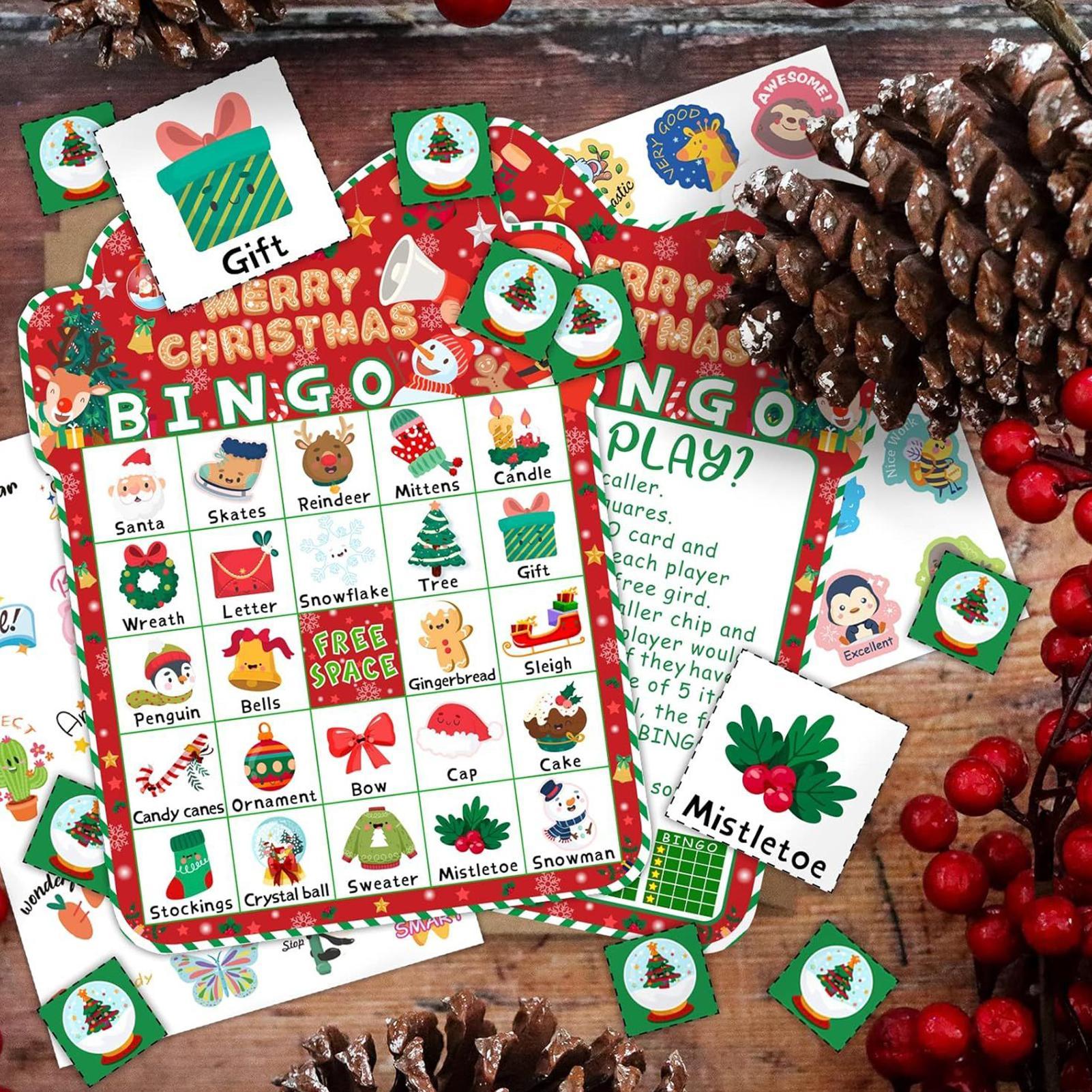 Christmas Bingo Cards Kids Chr - огляд і ціна Board Game Festival