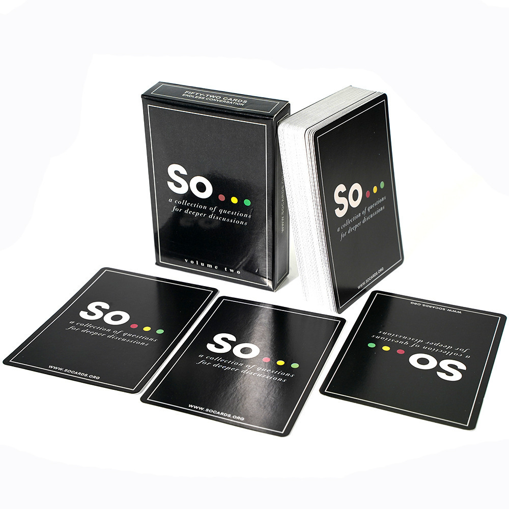 High Quality So Cards Conversa - огляд і ціна Board Game Question