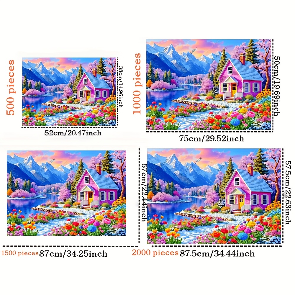 2000/1500/1000/500pcs Wooden J - огляд і ціна Jigsaw Puzzle Adult