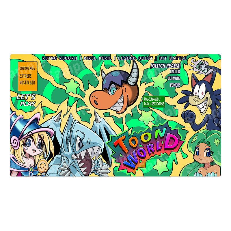 Yu-Gi-Oh! 600x350mm Toon Dark  - огляд і ціна Board Game Yugioh