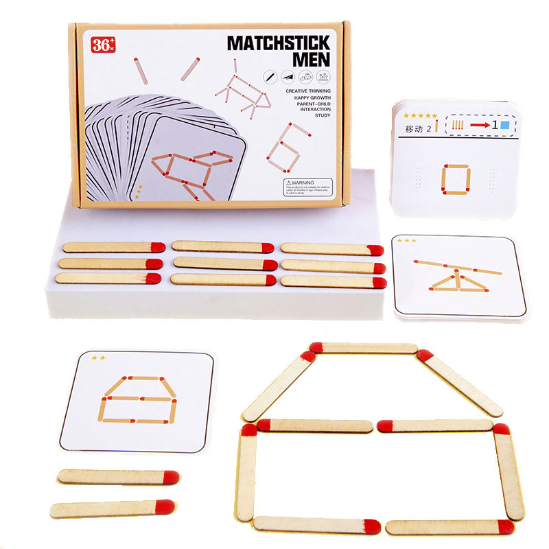 Montessori Matches Puzzles Gam - огляд і ціна Board Game Diy