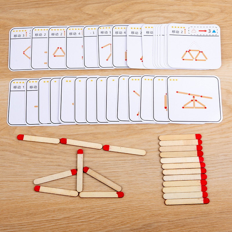 Montessori Matches Puzzles Gam - огляд і ціна Board Game Diy