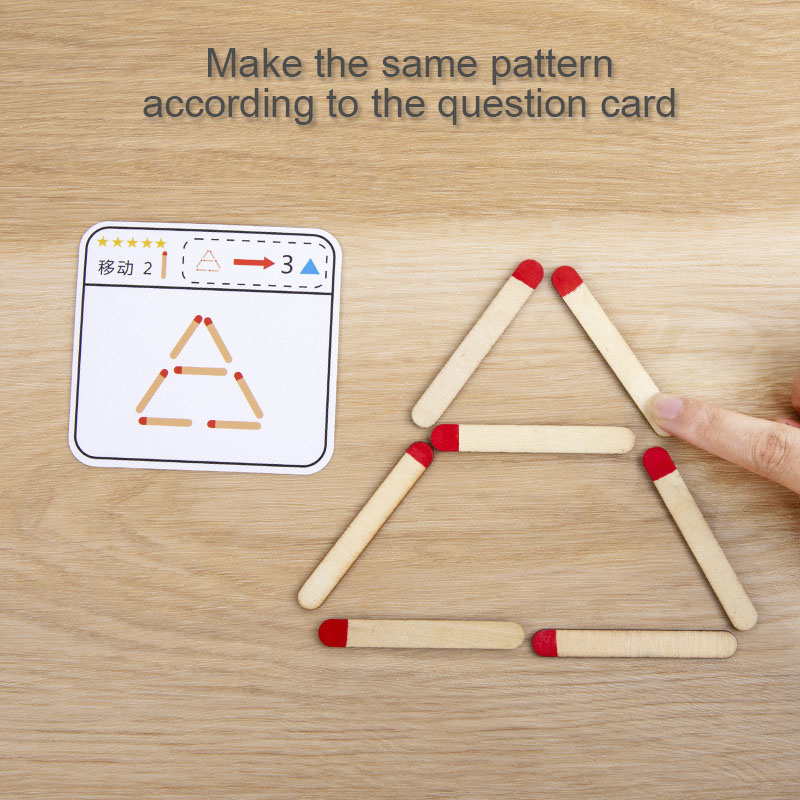 Montessori Matches Puzzles Gam - огляд і ціна Board Game Diy