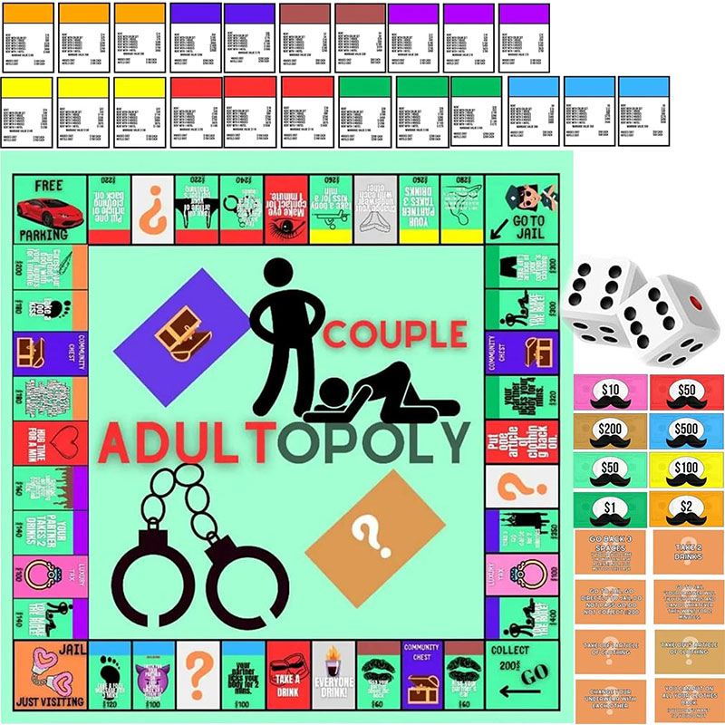 1 Set Adult Couple Game Monopo - огляд і ціна Board Game Monopoly