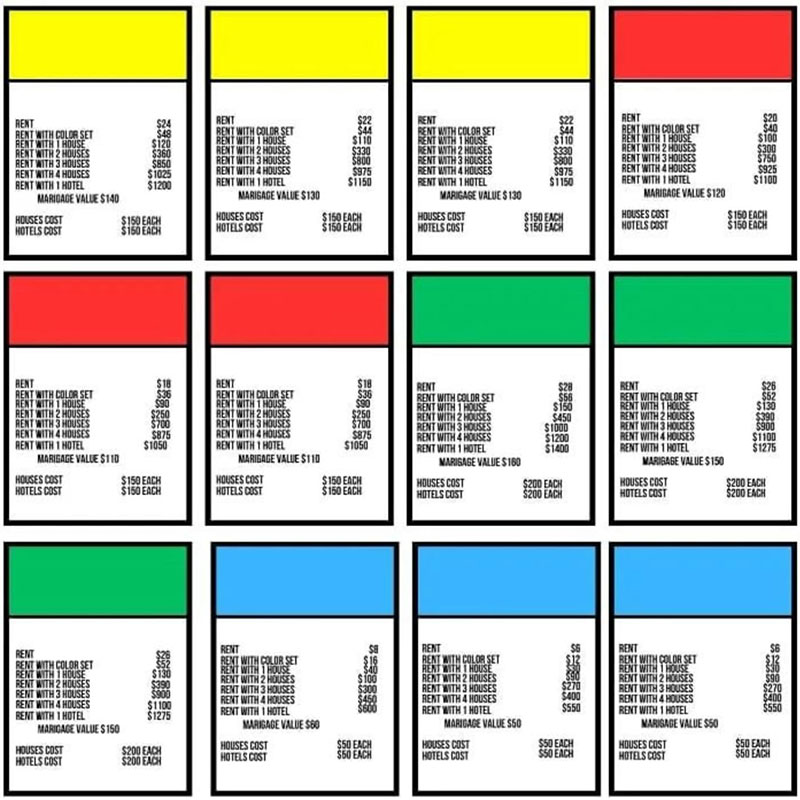 1 Set Adult Couple Game Monopo - огляд і ціна Board Game Monopoly