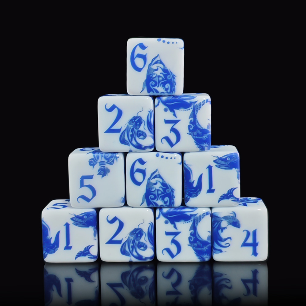 12Pcs Blue And White Porcelain - огляд і ціна Board Game Live