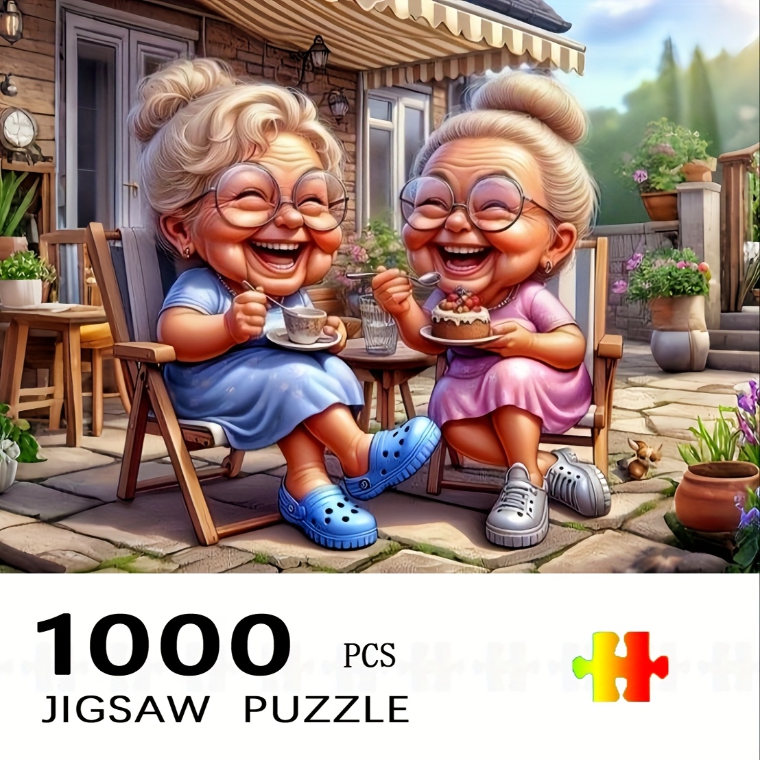 1000pcs Grandma'S Afternoon Te - огляд і ціна Jigsaw Puzzle Adult