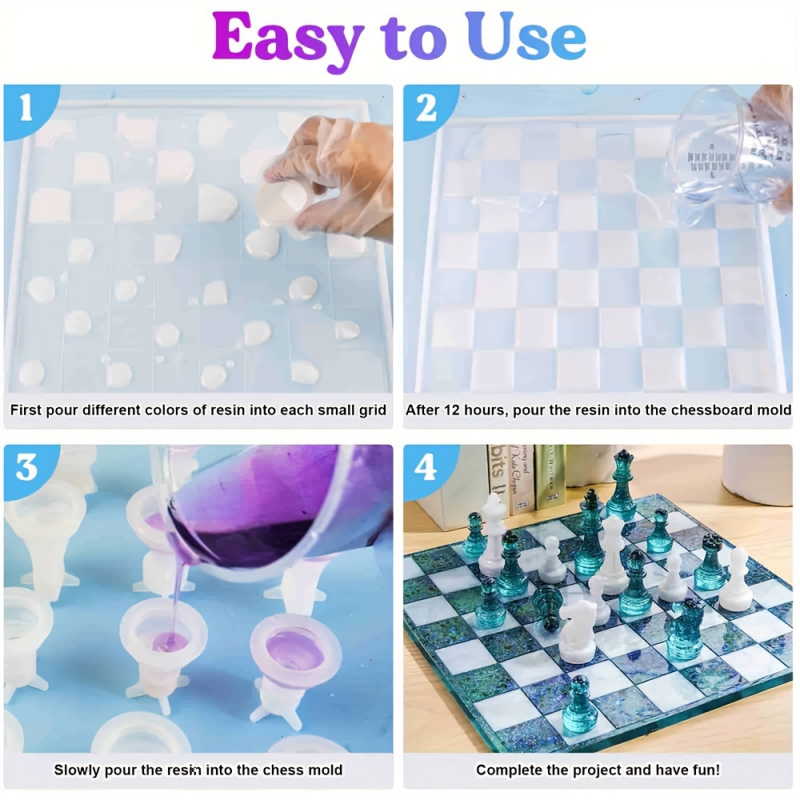 23pcs Chess Set with Silicone  - огляд і ціна Board Game Diy