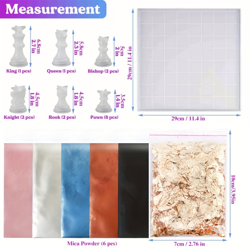 23pcs Chess Set with Silicone  - огляд і ціна Board Game Diy