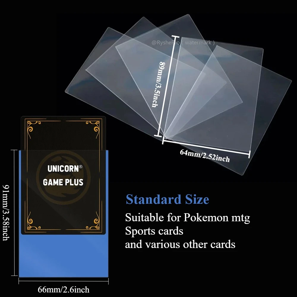200PCS Card Sleeves Trading Ca - огляд і ціна Board Game Pokemon