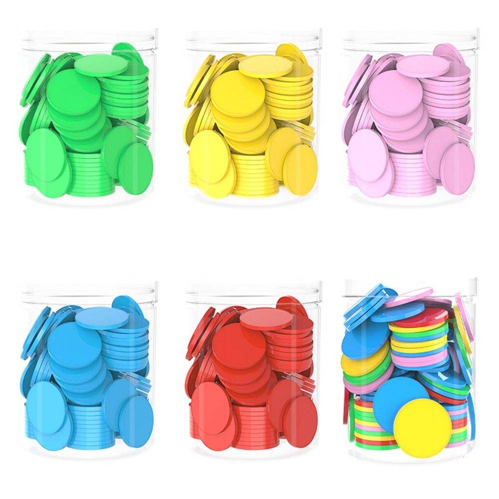 100pcs Plastic Counting Chips  - огляд і ціна Board Game Illustration
