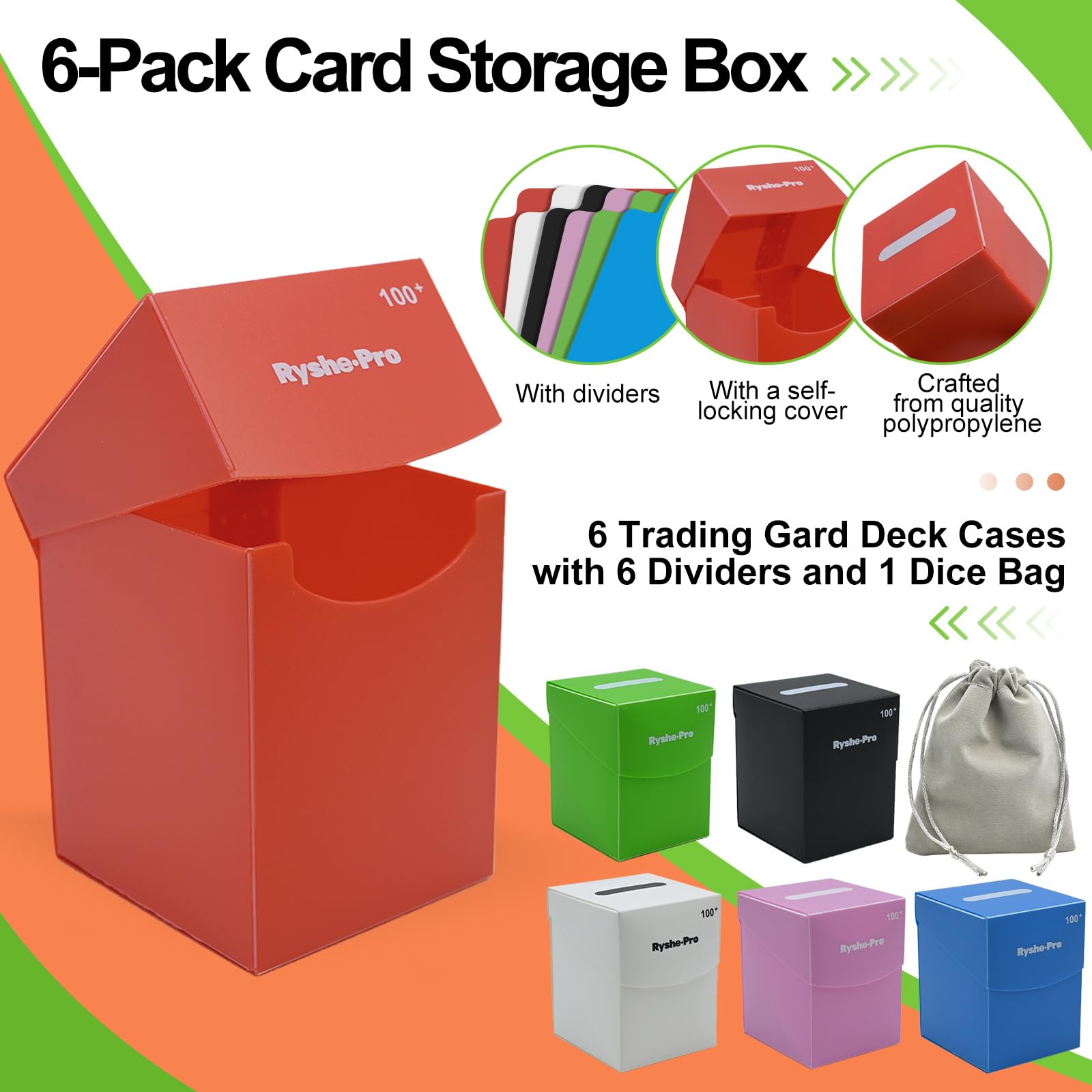 TCG Deck Box for 100+ Cards Co - огляд і ціна Board Game Yugioh