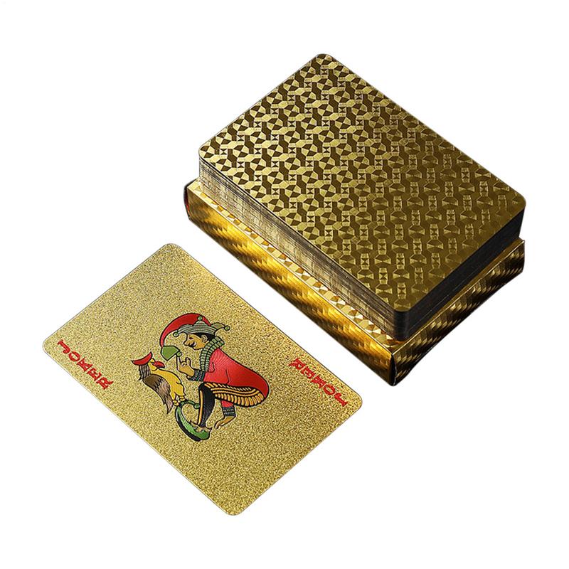 Gold Foil Poker Cards Luxury G - огляд і ціна Board Game Festival