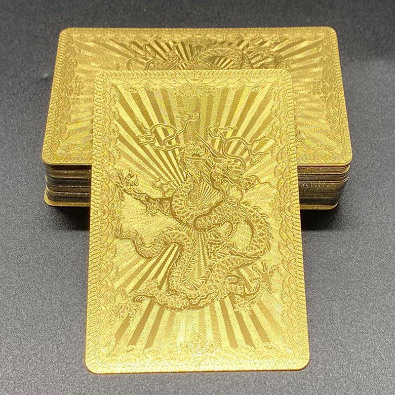 Gold Foil Poker Cards Luxury G - огляд і ціна Board Game Festival