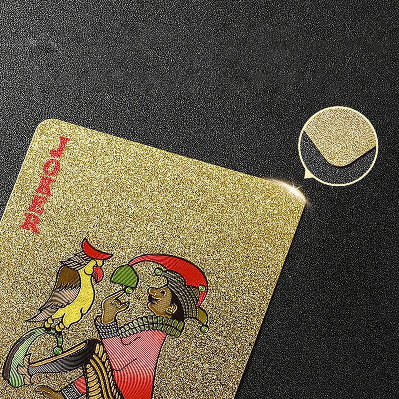 Gold Foil Poker Cards Luxury G - огляд і ціна Board Game Festival