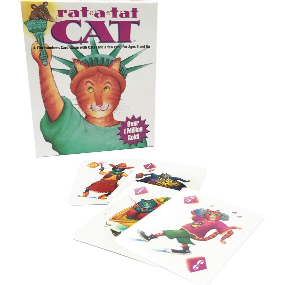 Rat A Tat Cat Fun Numbers Card - огляд і ціна Board Game For 2 Players