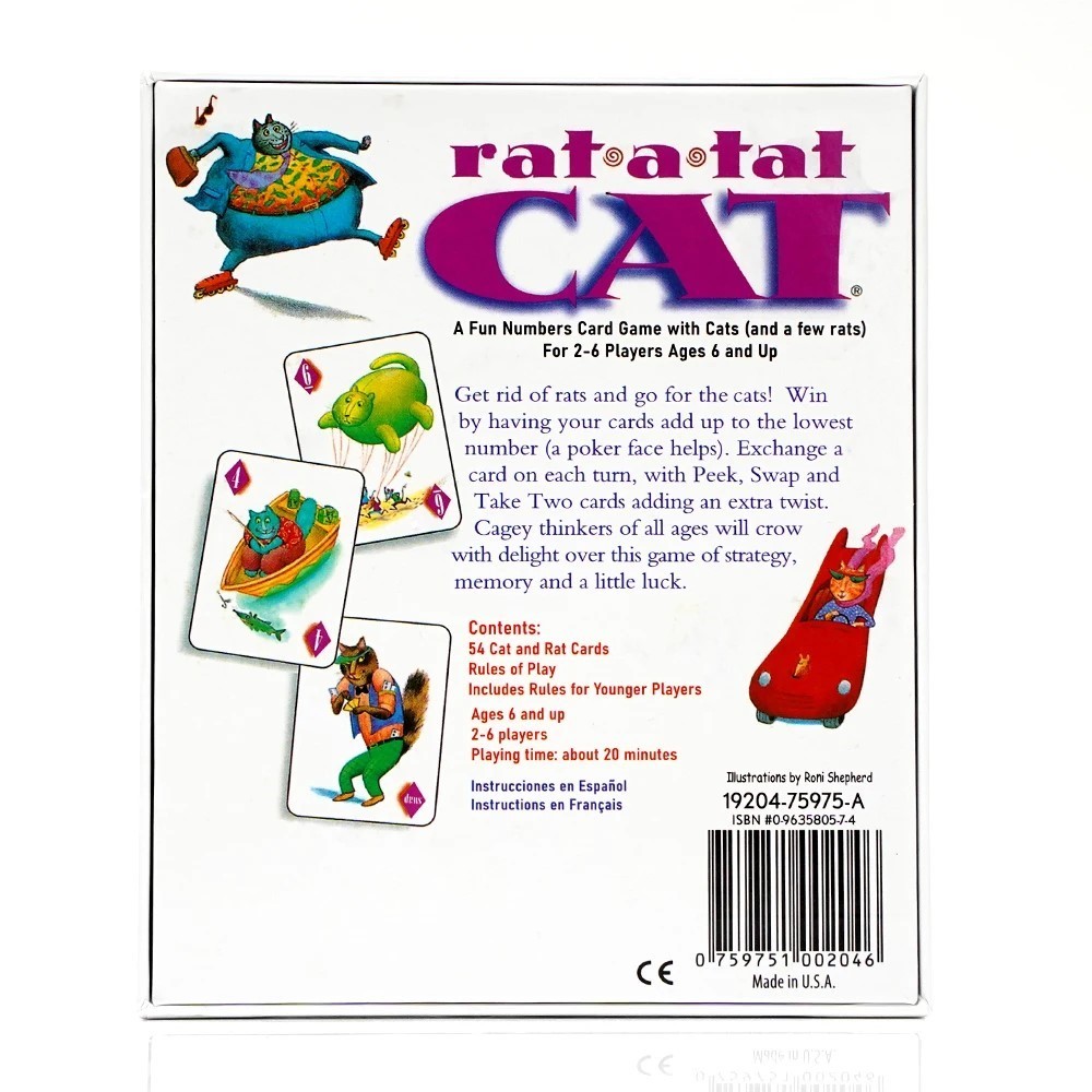 Rat A Tat Cat Fun Numbers Card - огляд і ціна Board Game For 2 Players