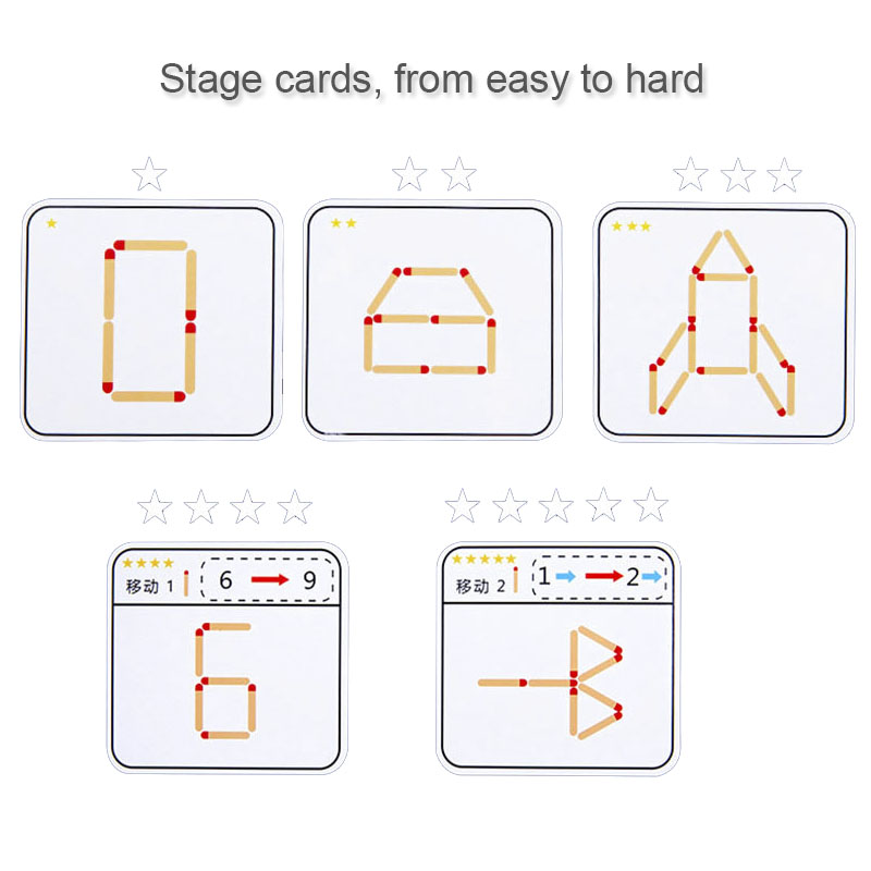 Montessori Matches Puzzles Gam - огляд і ціна Board Game Diy