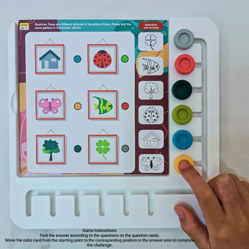Children Logic Thinking Game B - огляд і ціна Board Game Question