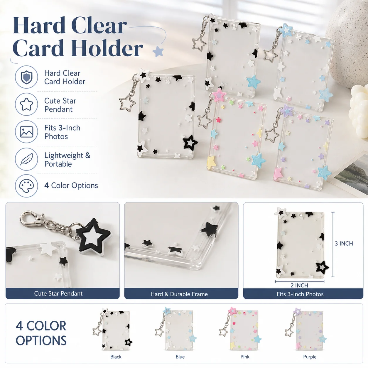 Star Design 3 Inch Photocard H - огляд і ціна Card Sleeves Protector