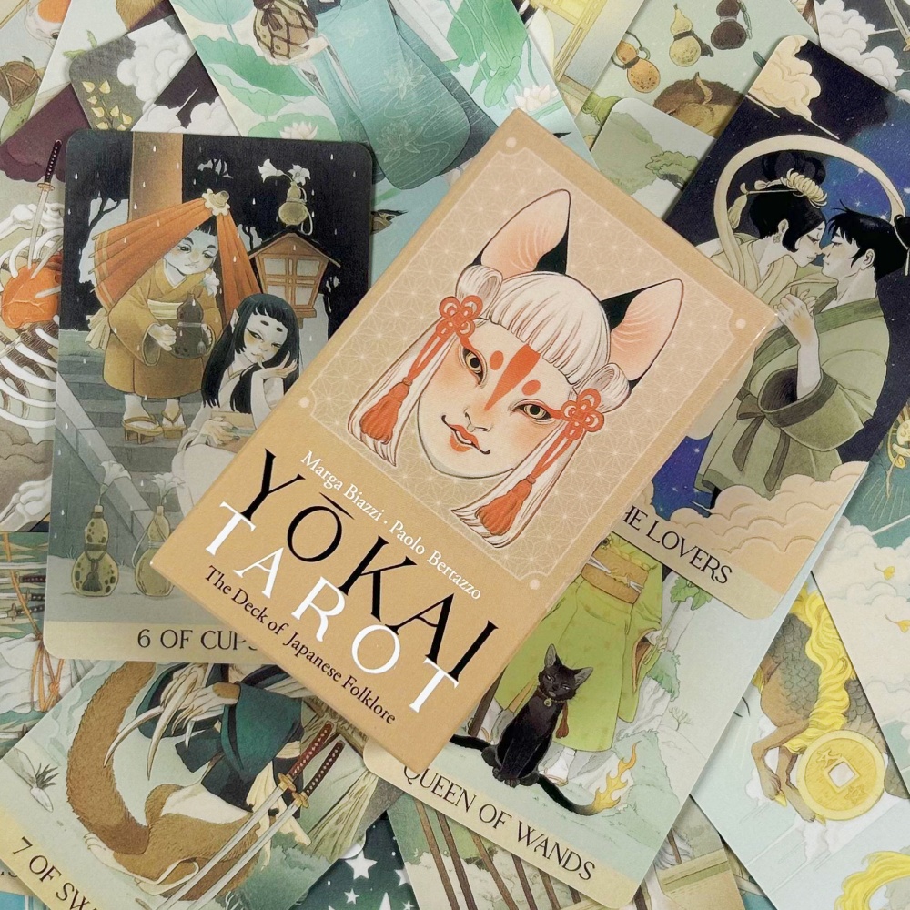Yokai Tarot Deck 78 Pcs Cards  - огляд і ціна Board Game Illustration