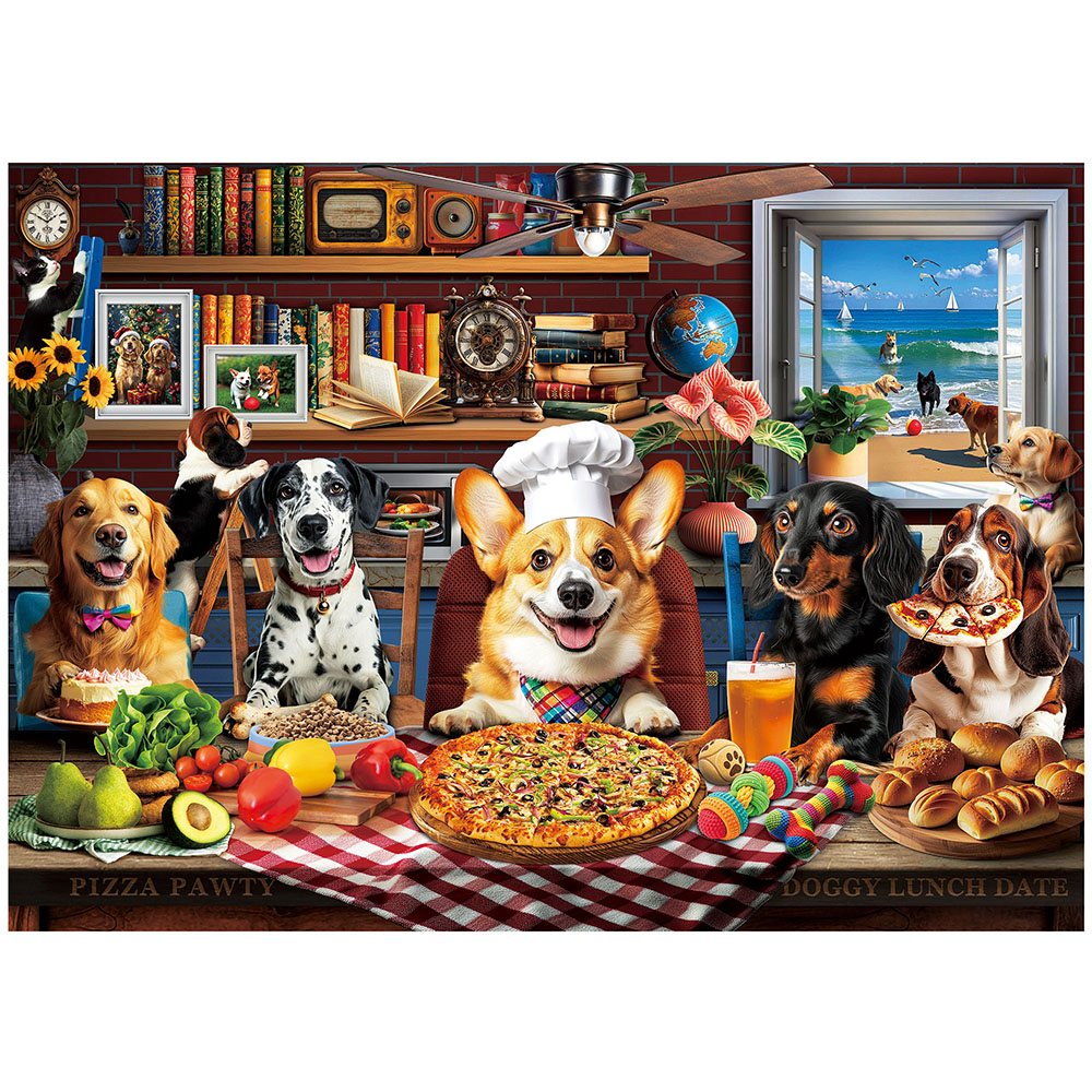Cute Chef Corgi Multi Breed Do - огляд і ціна Jigsaw Puzzle Adult