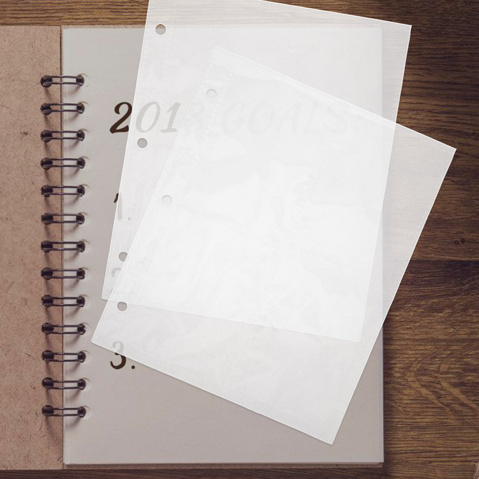 10Pcs Card Binder Refill Pages - огляд і ціна Card Sleeves Protector