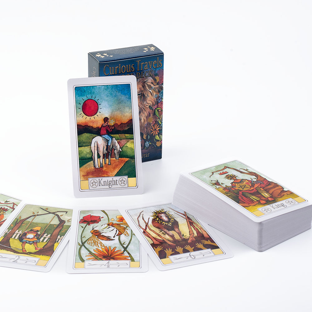 Curious Travels Tarot 10.3*6cm - огляд і ціна Board Game Illustration