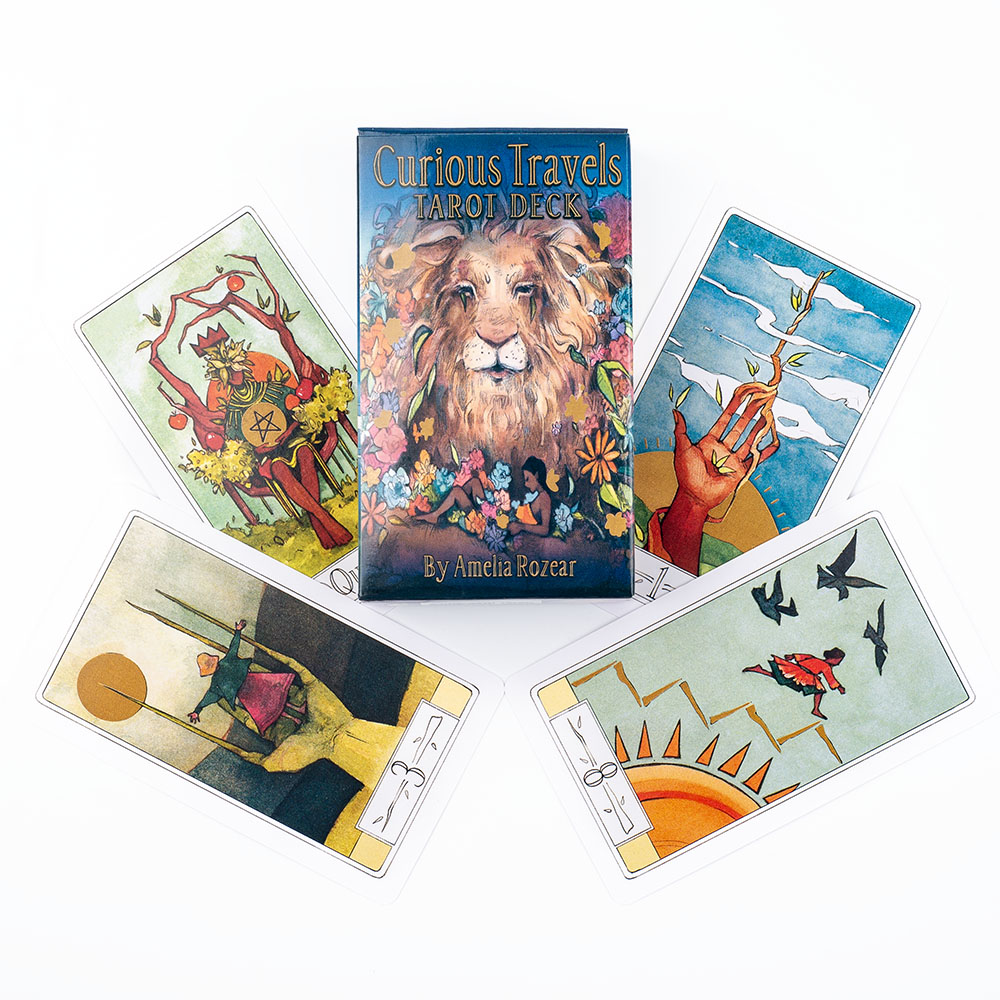 Curious Travels Tarot 10.3*6cm - огляд і ціна Board Game Illustration
