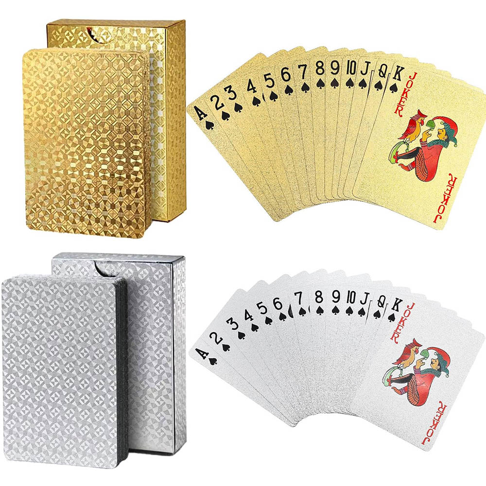 Playing Cards Waterproof Gold  - огляд і ціна Board Game Illustration