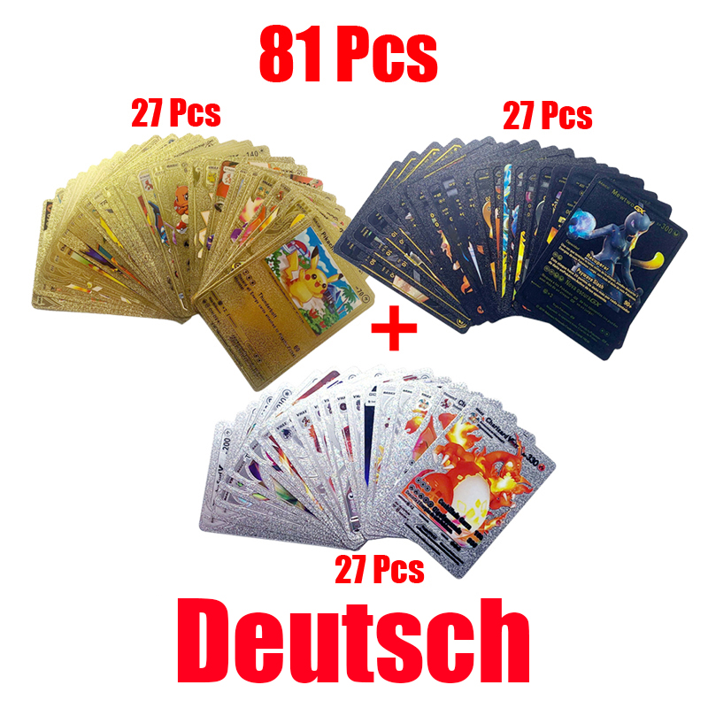81-15Pcs Pokemon Cards Gold Si - огляд і ціна Board Game Pokemon