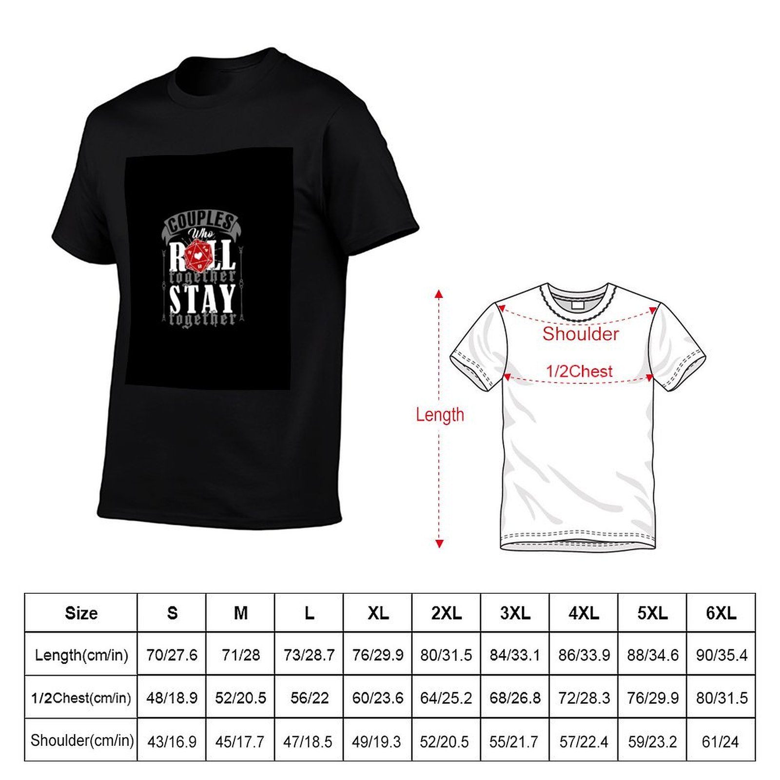 Funny DND Unisex Shirt Couples - огляд і ціна Board Game Festival
